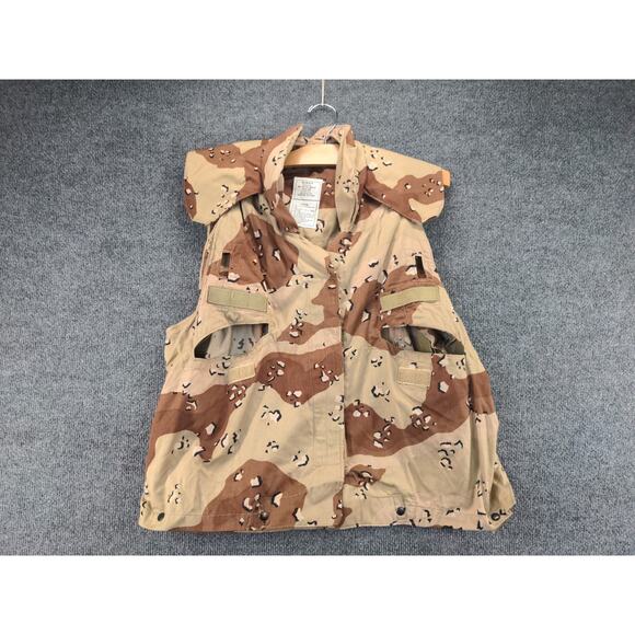 PASGT Vest Cover Desert Camo Size Small & Medium Tan Brown Military - Picture 2 of 11